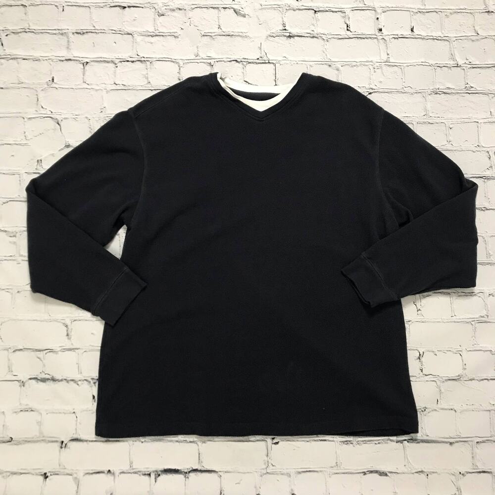 Navy Crew Pullover Sweater